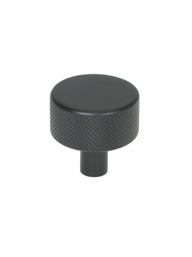 Matt Black Brompton Cabinet Knob - 32mm (No rose)