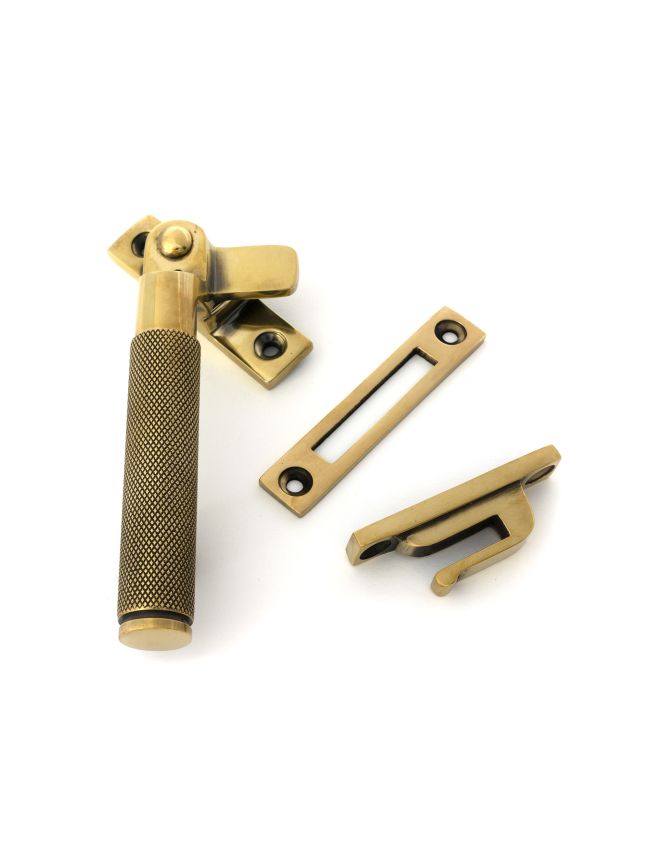 Aged Brass Locking Brompton Fastener - LH