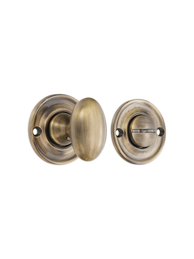 Slimline Turn & Release Antique Brass