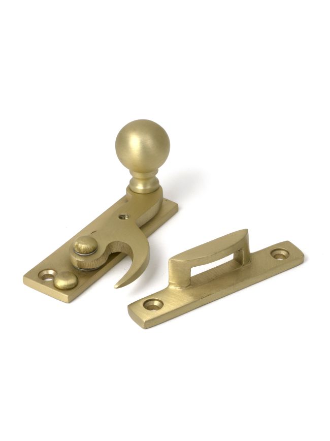Satin Brass Sash Hook Fastener