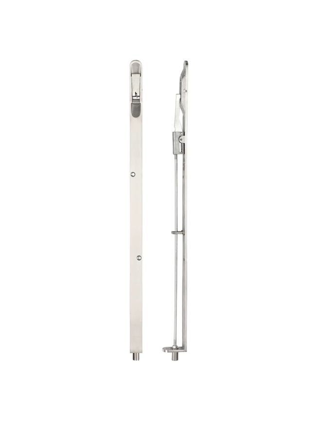 Zoo Hardware Lever Action Flush Bolt 20 x 457mm Radius - Satin Stainless