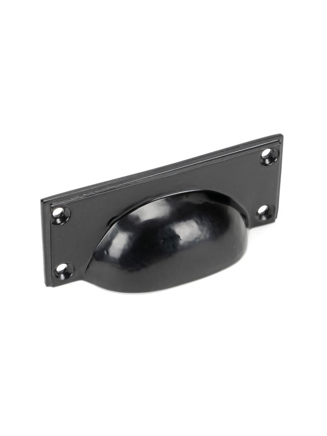 Black Art Deco Drawer Pull