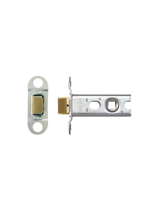 Zoo Hardware Tubular Latch (Knobs) - Architectural 45* Travel 64mm- 1 way action BODIES ONLY - Stainless Steel