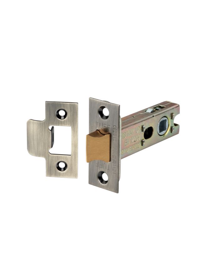 4" H/D Tubular Latch CE - Antique Brass