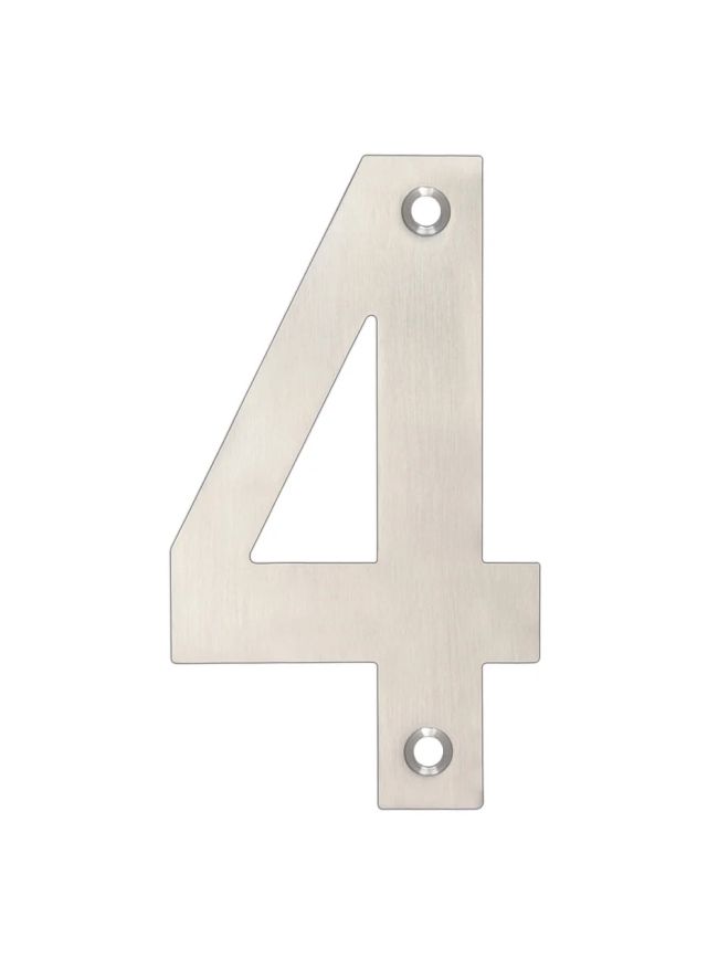 Zoo Hardware Numerals - Satin Stainless