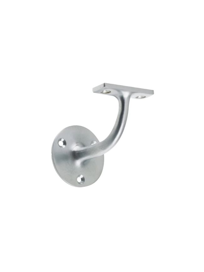 Zoo Hardware Handrail Bracket (Heavyweight) - Satin Chrome