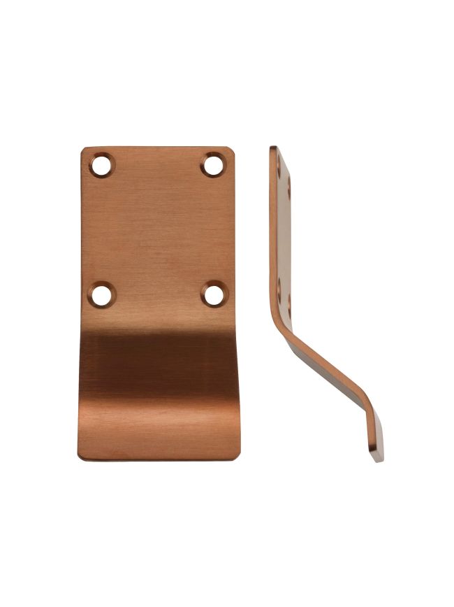 Zoo Hardware Cylinder Latch Pull - Blank Profile - 88mm x 43mm - PVD Bronze