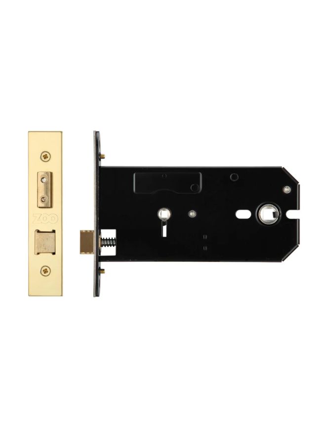 Zoo Hardware Horizontal Lock - 152mm - Bathroom Version