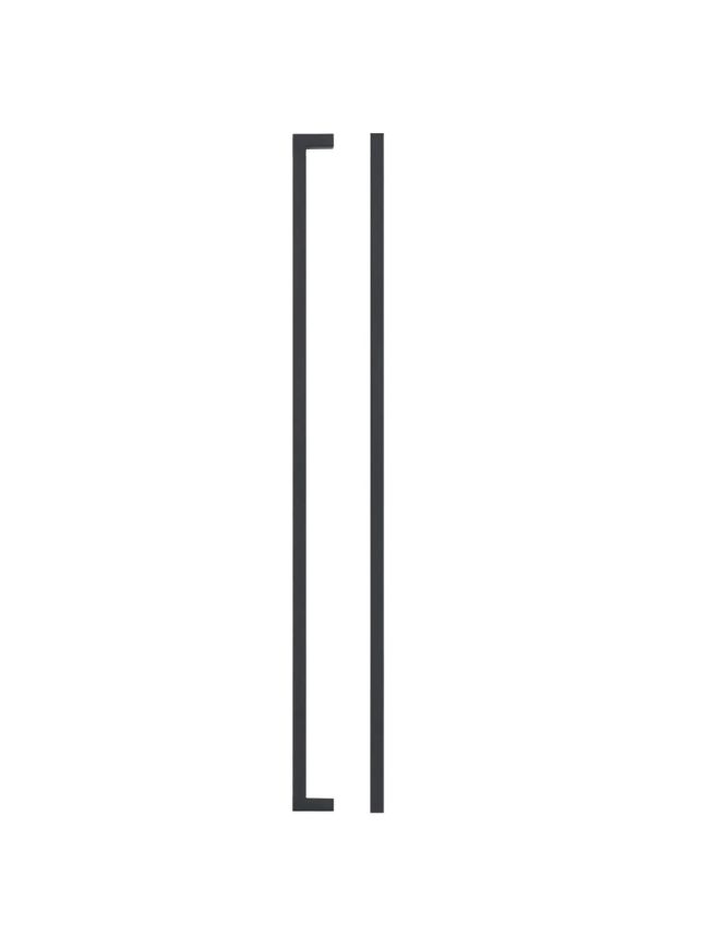 Zoo Hardware Square Block Cabinet handle 448mm CTC Matt Black Finish