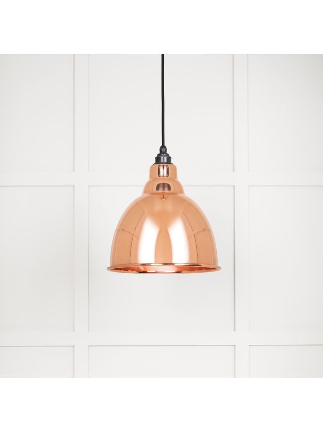 Smooth Copper Brindley Pendant