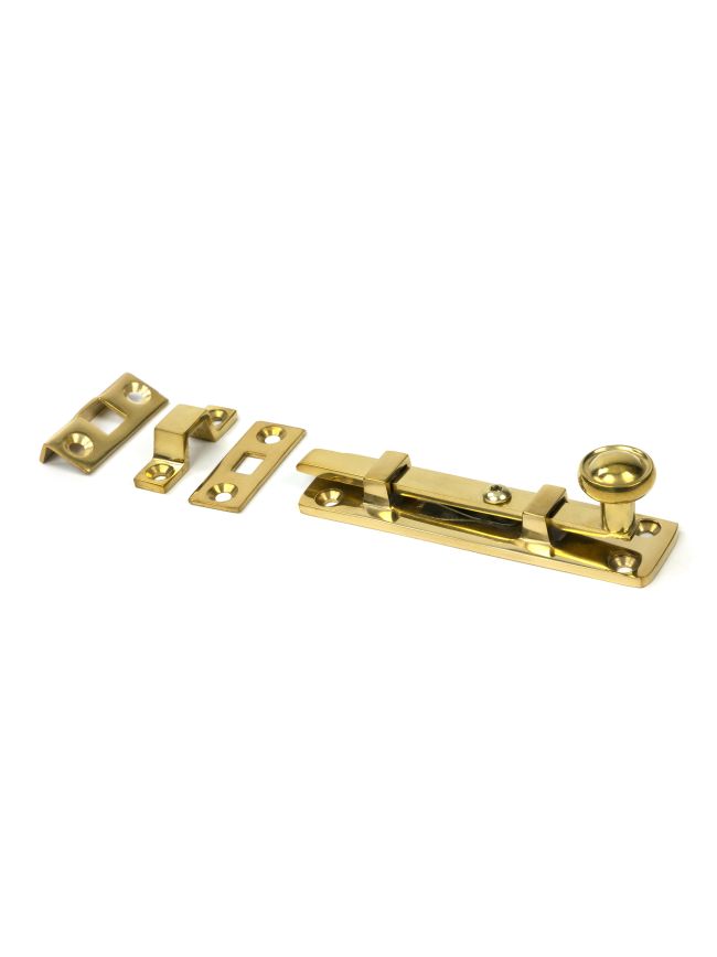 Polished Brass 4" Universal Bolt
