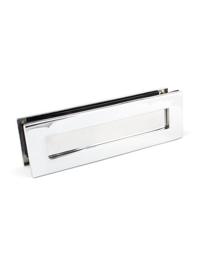 Polished Chrome Traditional Letterbox