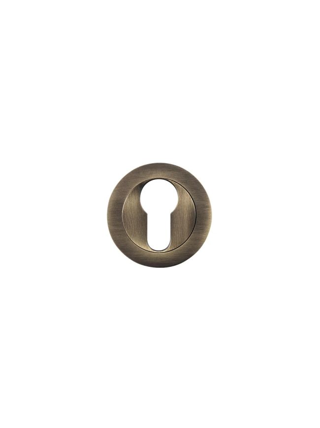 Zoo Hardware Euro profile escutcheon - Florentine Bronze