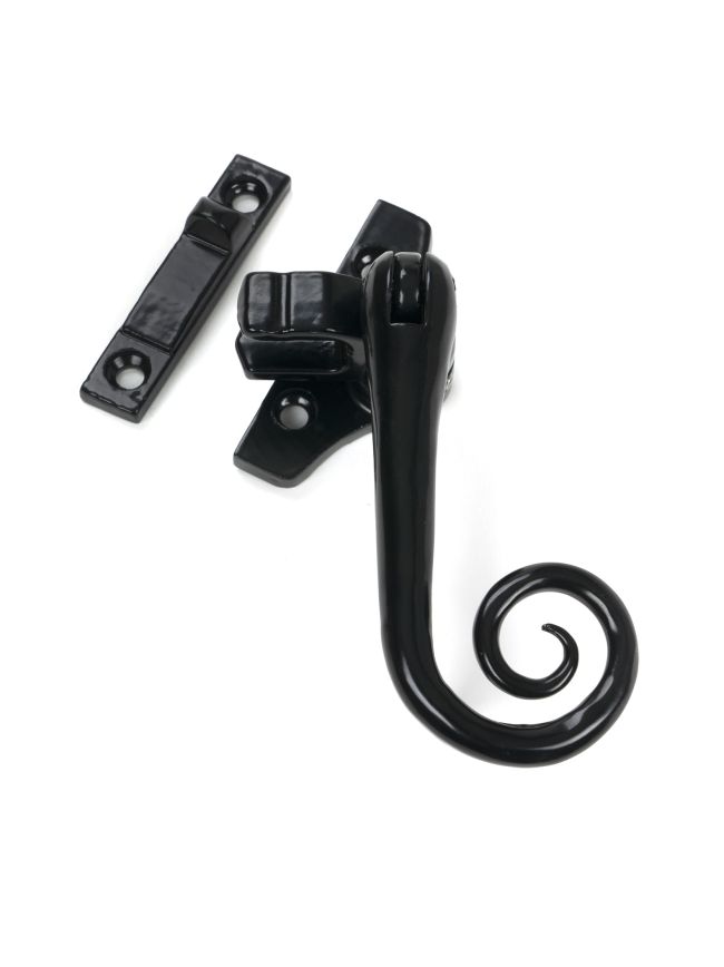Black Night-Vent Locking Monkeytail Fastener (Steel Window)