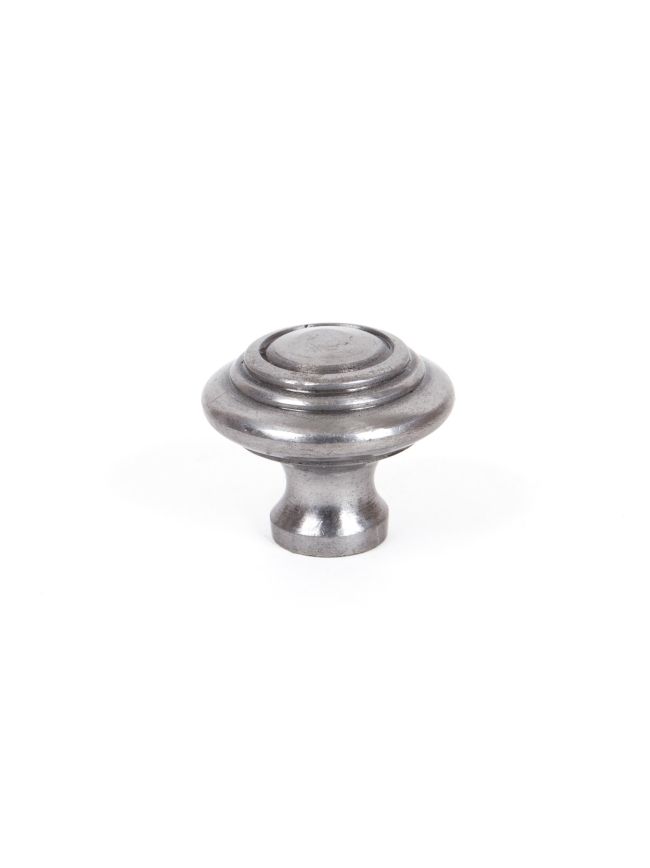 Natural Smooth Ringed Cabinet Knob - Small