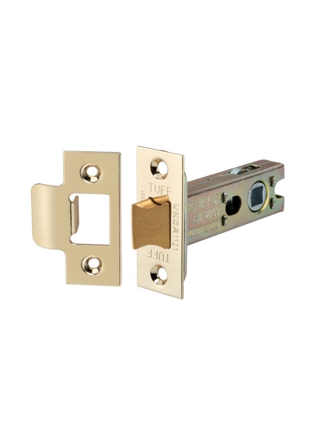 3" H/D Tubular Latch CE - Electro Brass