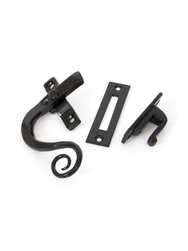 Black Locking Monkeytail Fastener - LH