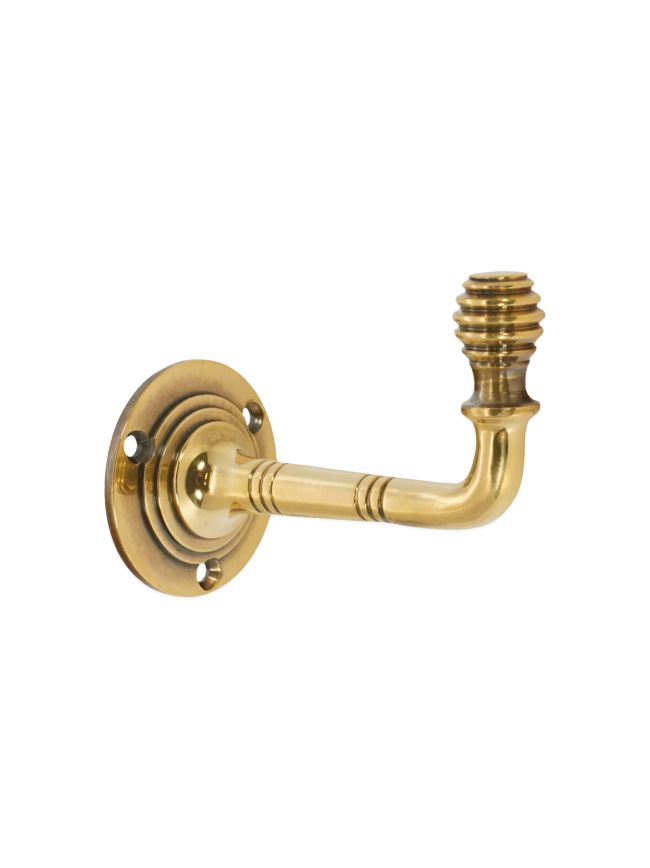 Beehive Small Coat Hook Aged Brass
