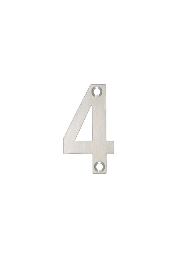 Zoo Hardware Numerals - 50mm - Polished Stainless