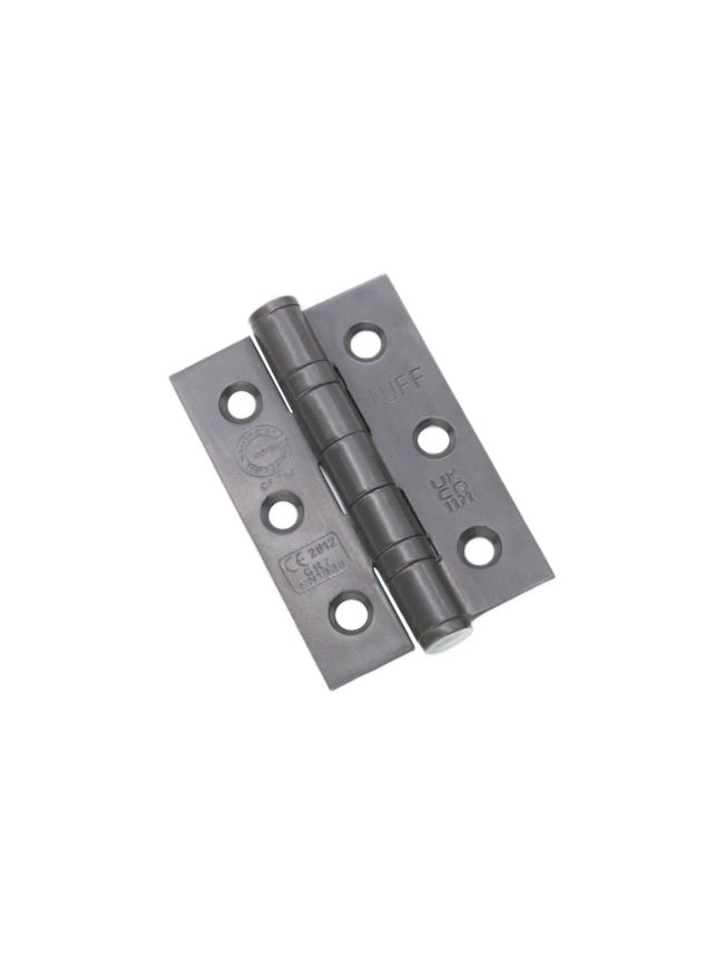 CE7 Mild Steel BB Butt Hinge - Gunmetal Grey