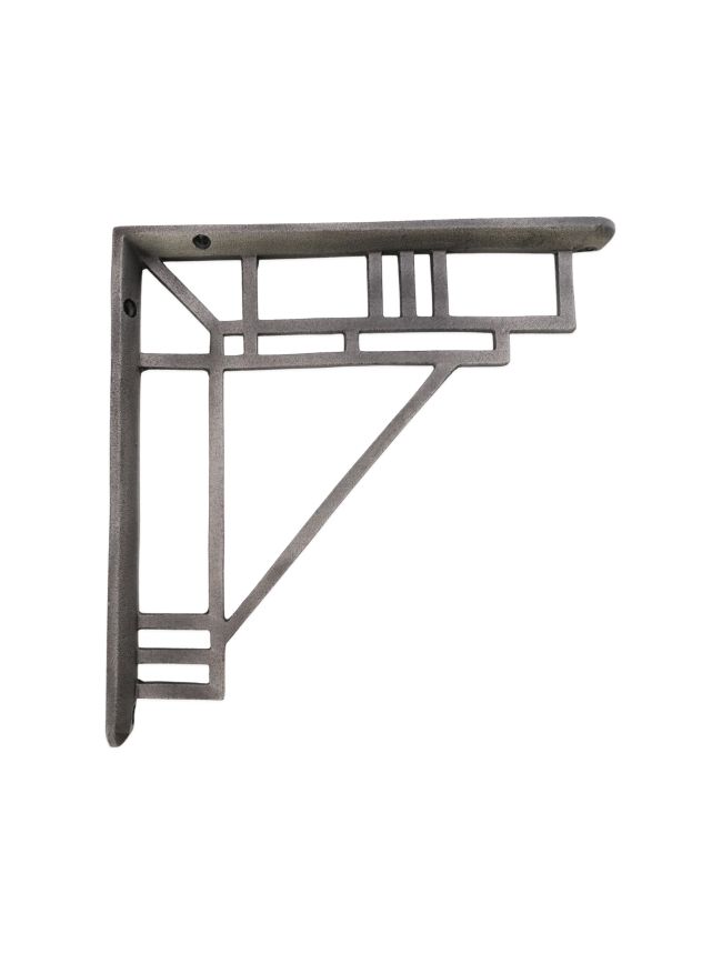 Art Deco Shelf Bracket Pewter (Sold in Pairs)