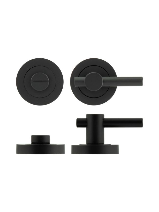 Jedo Black Easy Thumb Turn & Lock - By Frelan Hardware - JV856MB