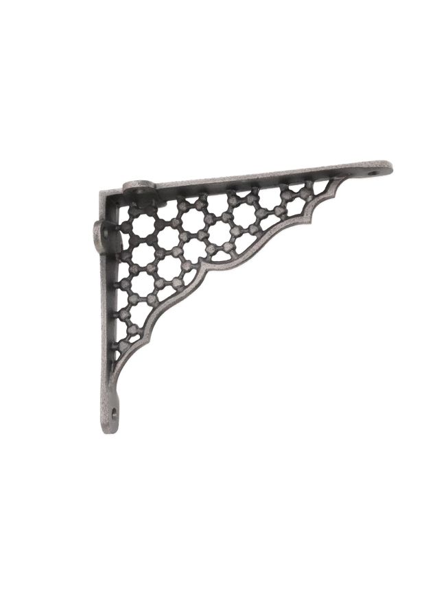 Honeycomb Shelf Bracket Pewter (Sold in Pairs)