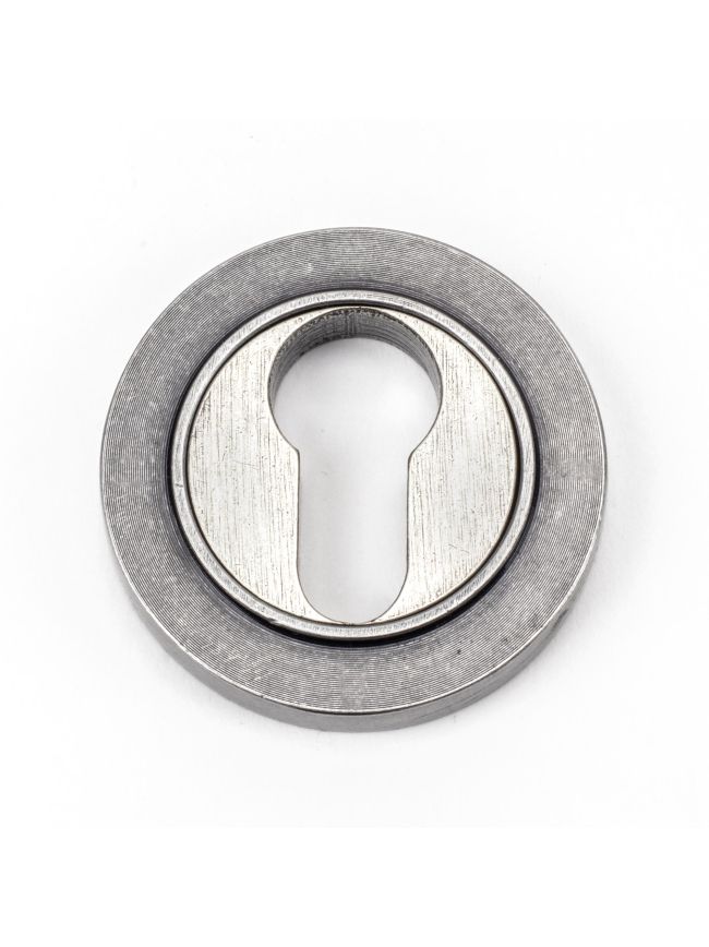 Pewter Round Euro Escutcheon (Plain)