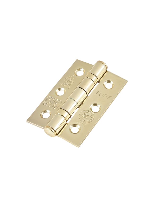 CE7 Mild Steel BB Butt Hinge - Electro Brass
