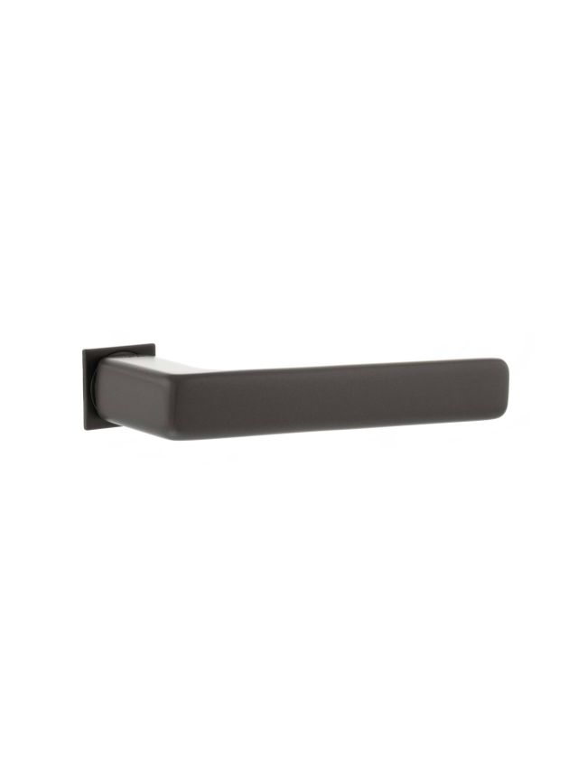 Tupai Rapido 5S Line Portel Lever Door Handle on Concealed Square Rose - Titanium (Pair)