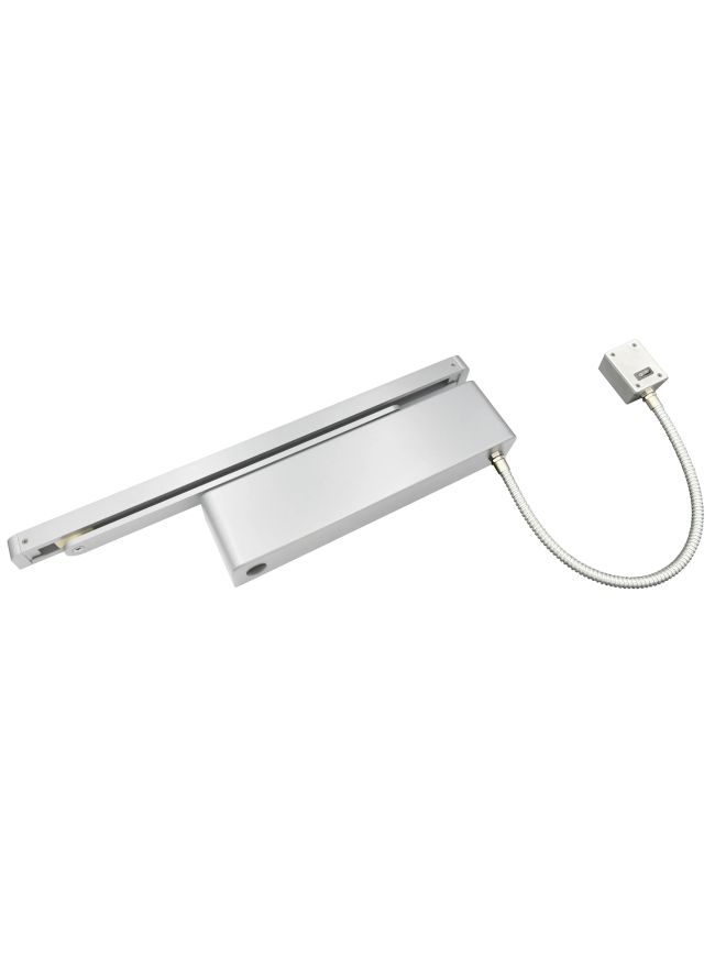 Zoo Hardware E-Mag Door Closer Track Arm Radius - Silver