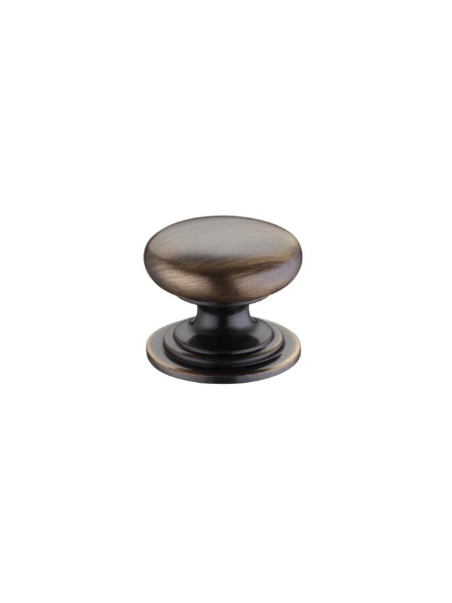 Zoo Hardware Victorian Cupboard Knob 25mm dia. - Bronze