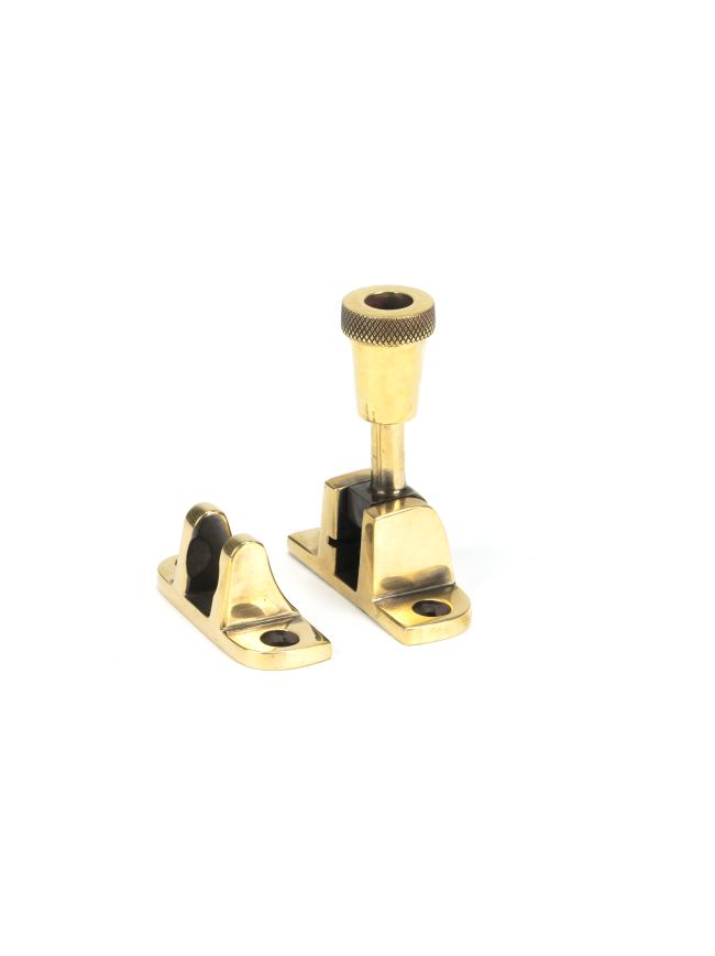 Aged Brass Brompton Brighton Fastener (Radiused)