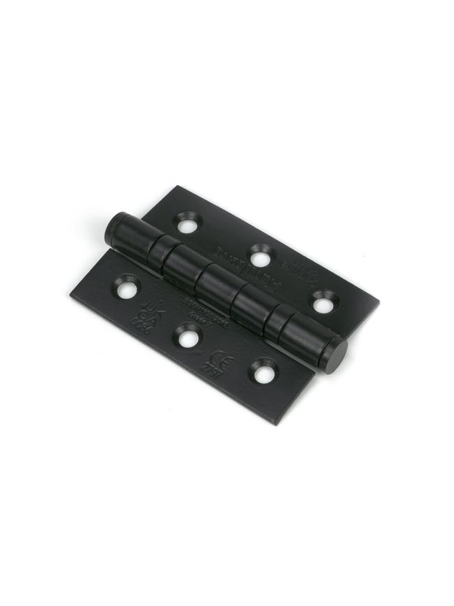 Black 3" Ball Bearing Butt Hinge (Pair) ss