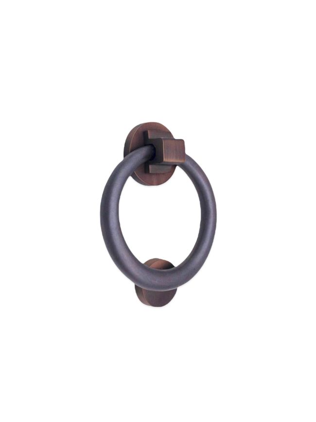 Ring Door Knocker 110mm Aged Bronze