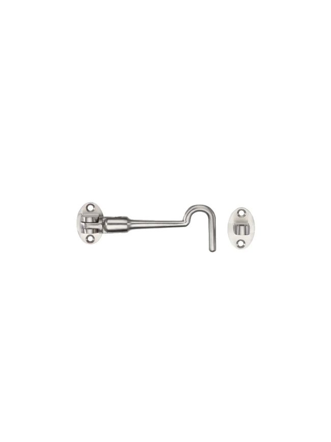 Zoo Hardware Cabin Hook - 100mm - Satin Stainless