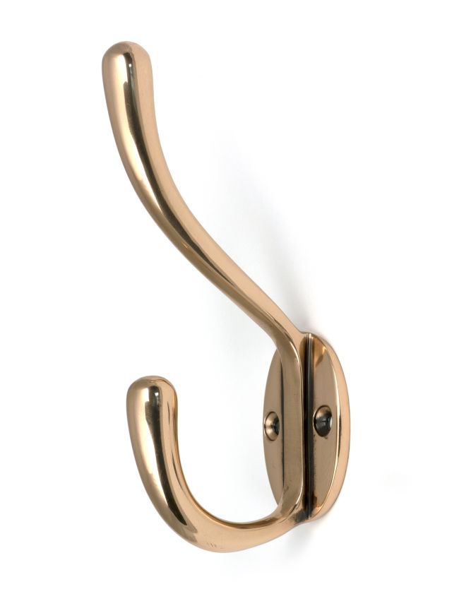 Polished Bronze Newbury Hat & Coat Hook