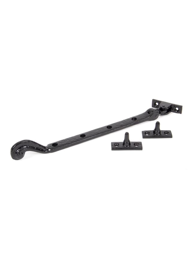 Black 11" Rosehead Stay