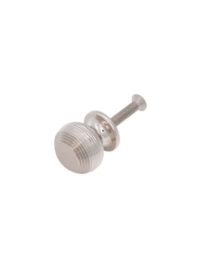 Beehive Small 30mm Cupboard Knob Polished Nickel