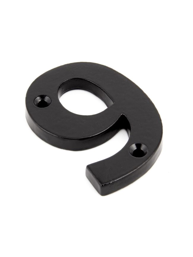 Black Numeral 9