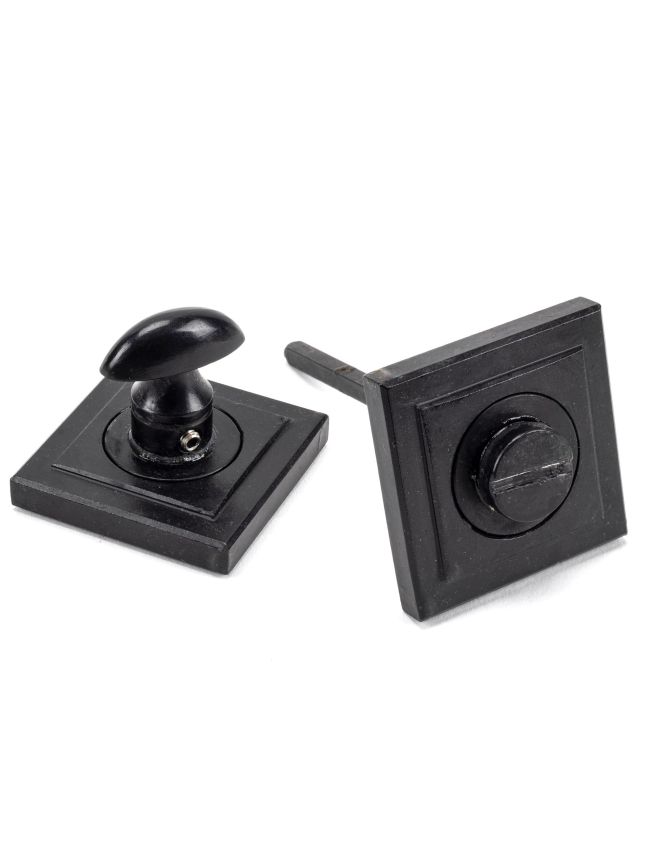 External Beeswax Round Thumbturn Set (Square)
