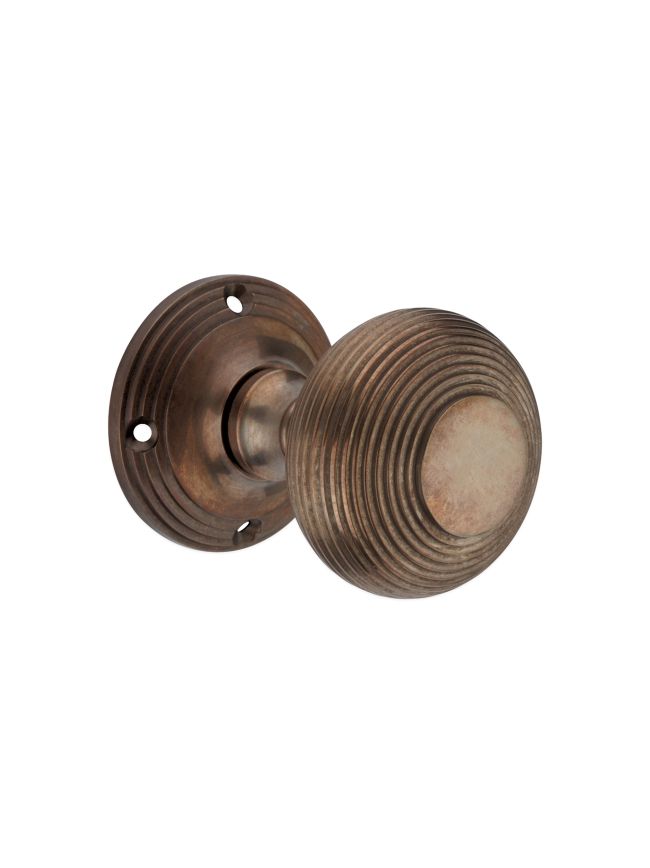 Beehive Door Knob 55mm Antique