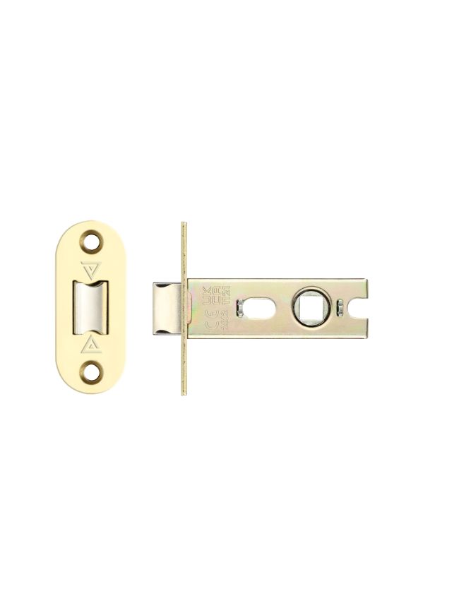 Zoo Hardware Project tubular latch 76mm - Radius - Polished Brass