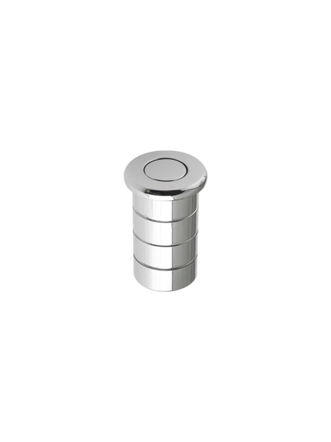 Zoo Hardware Dust Socket for Flush Bolts - Concrete 20mm dia. x 38mm - Polished Chrome
