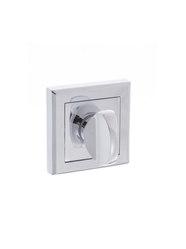 STATUS WC Turn and Release on Square Rose - Polished Chrome