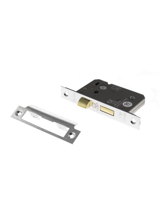 Atlantic Bathroom Lock [CE] 2.5" - Polished Chrome