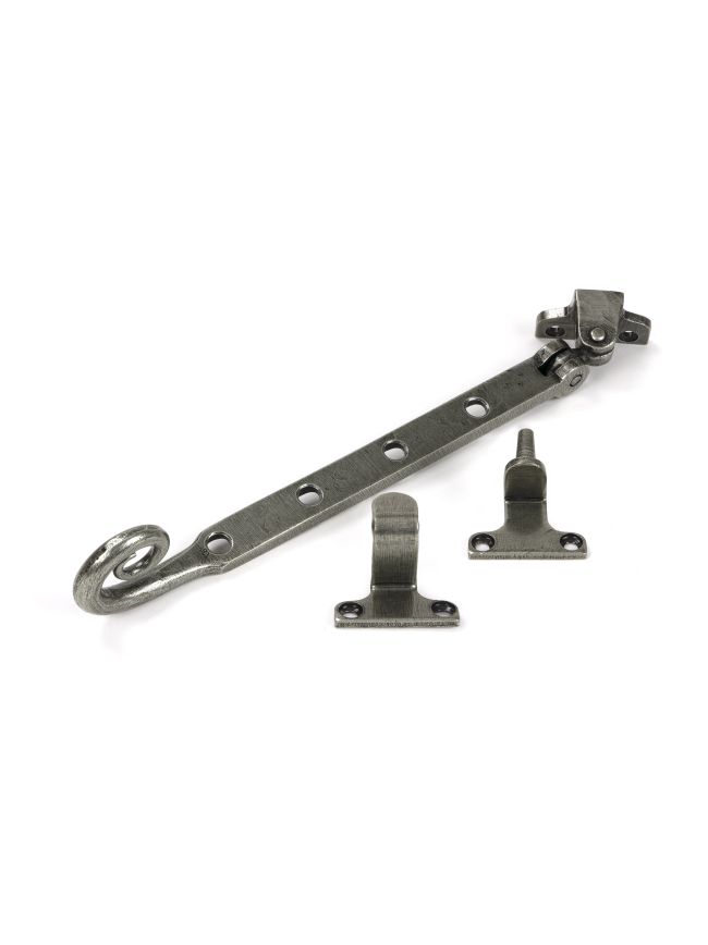 Pewter 10" Monkeytail Stay (Steel Window)