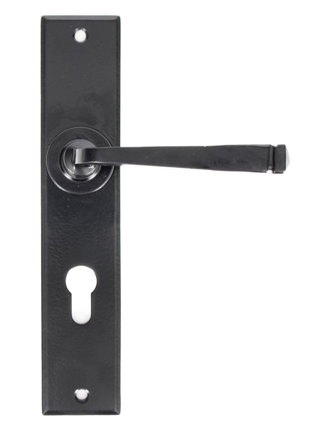 Black Large Avon 72mm Centre Euro Lock Set