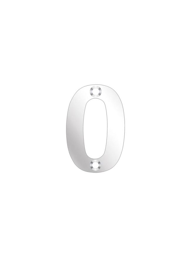 Zoo Hardware Numerals - 50mm - Stainless Steel