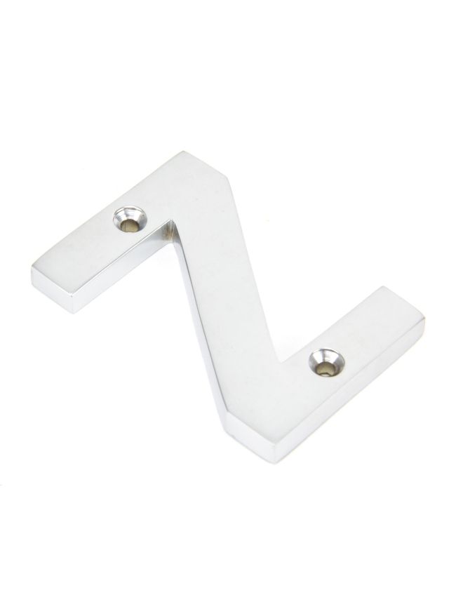 Satin Chrome Letter Z